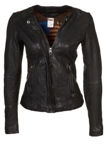 True Religion   Leather jacket   black