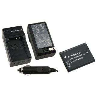 eForCity DB L80 Battery+CHARGER Compatible with Sanyo VPC X1200 GH2 Camera  Digital Camera Batteries  Camera & Photo