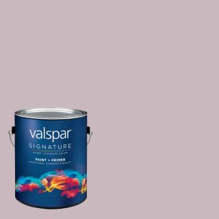 Creative Ideas for Color by Valspar 129.46 fl oz Interior Semi Gloss Lavender Calm Latex Base Paint and Primer in One with Mildew Resistant Finish