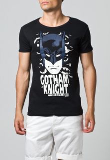 LOGOSHIRT BATMAN GOTHAM KNIGHT   Print T shirt   black