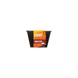 Off 3.6 in Metal Tabletop Citronella Candle