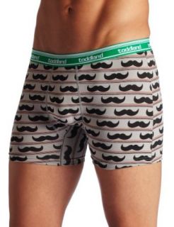 Toddland Men's Manstache Boxer Brief, Gray, Small at  Mens Clothing store