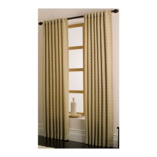 allen + roth Cornwall 84 in L Solid Ivory Back Tab Window Curtain Panel