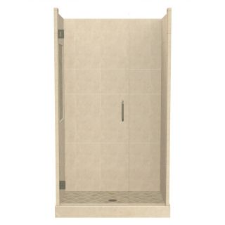 American Bath Factory Panel 86 in H x 36 in W x 42 in L Medium Fiberglass and Plastic Wall Alcove Shower Kit
