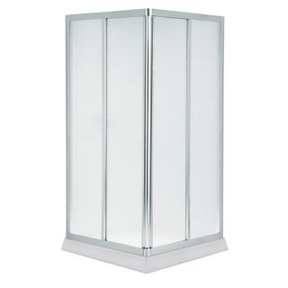 Sterling 72 in H Silver Neo Angle Shower Door