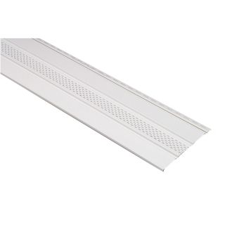 White Triple Center Vented Soffit (Common 12 in x 12 ft; Actual 12 in x 12 ft)