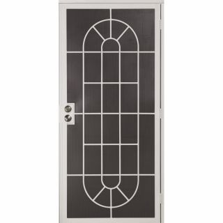 Gatehouse Athos White Steel Security Door (Common 81 in x 36 in; Actual 81 in x 39 in)