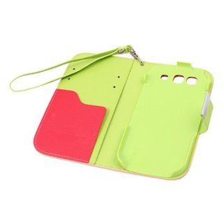 Generic Yellow Painting Series Wallet PU Leather Case for Samsung Galaxy S3 SIII i9300 Cell Phones & Accessories