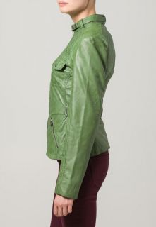 Maze GISELLA   Leather jacket   green