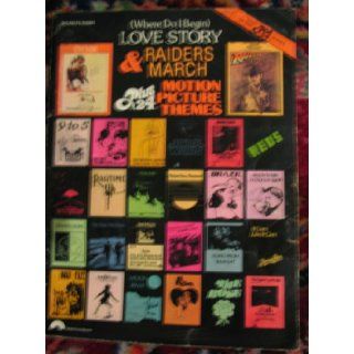 (Where Do I Begin) Love Story & Raider's March Plus 24 MOTION PICTURE THEMES Big Note Piano Carol Cuellar, Production Frank J. Hackinson Books
