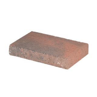 allen + roth Cassay Red/Charcoal Chiselwall Retaining Wall Cap (Common 12 in x 2 in; Actual 12 in x 2 in)