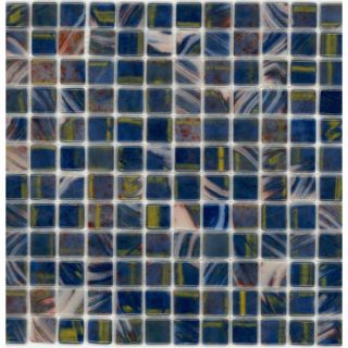 Elida Ceramica Recycled Bird Of Paradise Glass Mosaic Square Indoor/Outdoor Wall Tile (Common 12 in x 12 in; Actual 12.5 in x 12.5 in)