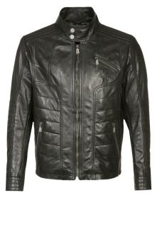 Bogner Jeans   JASON   Leather jacket   black