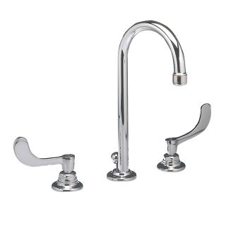 American Standard Monterrey Polished Chrome 2 Handle Widespread WaterSense Bathroom Sink Faucet (Drain Included)