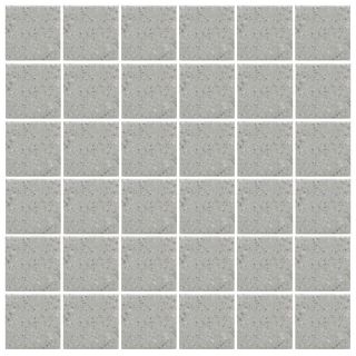 American Olean 12 Pack Unglazed Light Smoke Speckled Thru Body Porcelain Mosaic Square Floor Tile (Common 12 in x 24 in; Actual 11.93 in x 23.93 in)