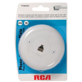 RCA 1 Gang Wall Plate