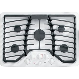 GE Profile 5 Burner Gas Cooktop (White) (Common 30 in; Actual 30 in)