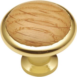 Hickory Hardware 1 3/8 in Oak Tranquility Round Cabinet Knob