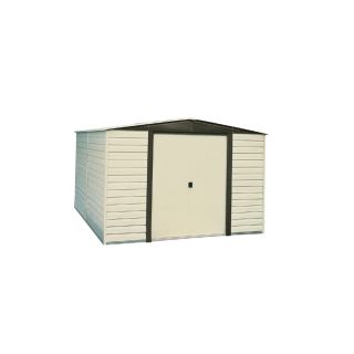 Arrow Vinyl Coated Steel Storage Shed (Common 10 ft x 8 ft; Interior Dimensions 9.85 ft x 7.5 ft)