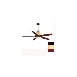 Cascadia Lighting Fresco II 52 in Oil Rubbed Bronze Indoor Downrod Mount Ceiling Fan with Light Kit and Remote Control
