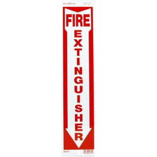 The Hillman Group 18 in x 4 in Fire Extinguisher Sign