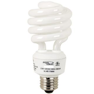 Bright Effects 23 Watt (W Equivalent) Bright White CFL Bulb