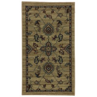 Mohawk Home Gaston 25 in x 44 in Rectangular Beige Transitional Accent Rug