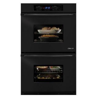 Dacor 27 in Self Cleaning Convection Double Electric Wall Oven (Black)