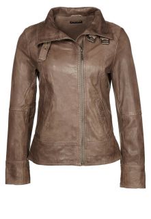 Sisley   Leather jacket   brown
