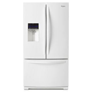 Whirlpool 26.1 cu ft French Door Refrigerator with Single Ice Maker (White) ENERGY STAR