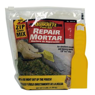 QUIKRETE Zip and Mix Fastset Repair Mortar Mortar Repair