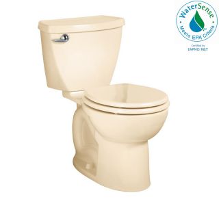 American Standard Cadet 3 Bone 1.28 GPF (4.85 LPF) 12 in Rough In WaterSense Round 2 Piece Standard Height Toilet