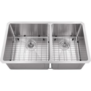 Superior Sinks 16 Gauge Double Basin Undermount Stainless Steel Kitchen Sink