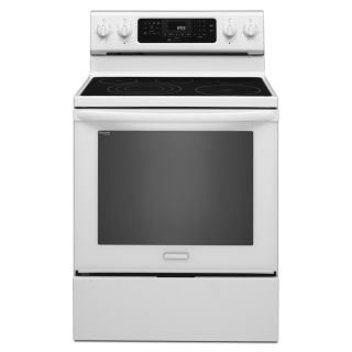KitchenAid Architect 30 in Smooth Surface Freestanding 5 Element 6.2 cu ft Self Cleaning Convection Electric Range (White)