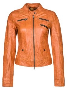 Milestone   MIDWAY   Leather jacket   brown