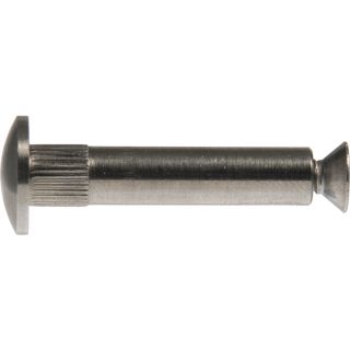 The Hillman Group 8 Count 1/4 In x 1.187 in Flat Head Stainless Steel Interior/Exterior Binding Post Screws