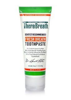 TheraBreath Sensitive Toothpaste   By Dr. Harold Katz   Fights Cavities & Bad Breath  Brightens Teeth Health & Personal Care