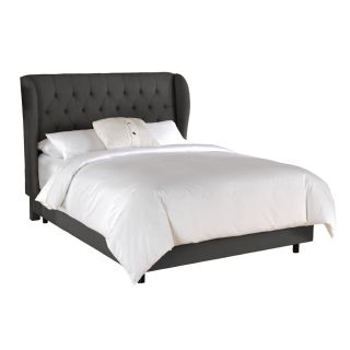 Skyline Furniture Southport Black California King Upholstered Bed