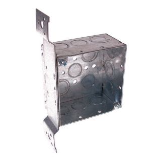 Raco 30 1/4 cu in 2 Gang Square Metal Electrical Box