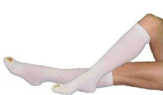 Anti Embolism(TED) Hose, Below Knee Open Toe, 18mmHg, White, Xxlarge Regular, 1 Pair Health & Personal Care