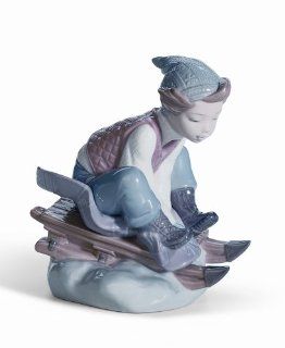 Lladro Look Out Below Sculpture   Collectible Figurines