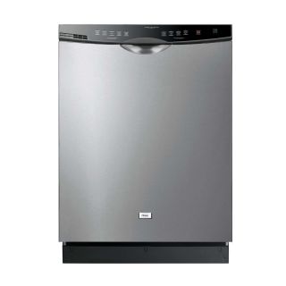 Haier 24 in 57 Decibel Built In Dishwasher with Hard Food Disposer and Stainless Steel Tub (Stainless Steel) ENERGY STAR