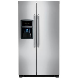 Frigidaire 22.6 cu ft Side by Side Counter Depth Refrigerator with Single Ice Maker (Stainless Steel)