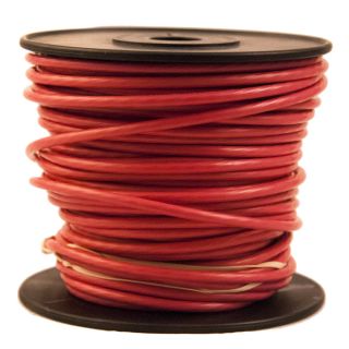 100 ft 10 AWG Stranded Red Copper THHN Wire (By the Roll)
