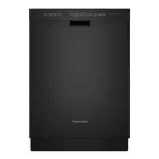 KitchenAid 49 Decibel Built in Dishwasher with Hard Food Disposer and Stainless Steel Tub (Black) (Common 24 in; Actual 23.875 in) ENERGY STAR