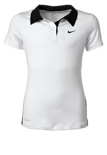 Nike Performance   BACK HAND BORDER POLO   Polo shirt   white