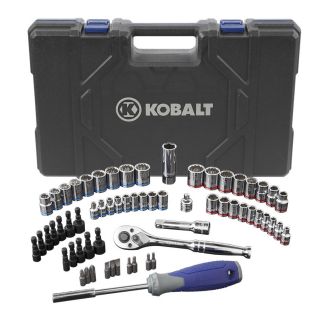 Kobalt 63 Piece Standard (SAE) and Metric Combination Mechanics Tool Set