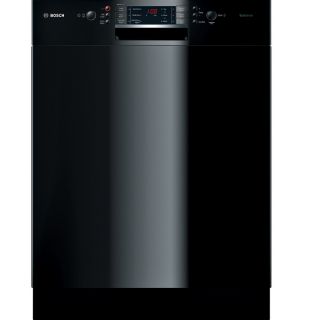 Bosch 300 Series 24 in 49 Decibel Built In Dishwasher with Stainless Steel Tub (Black) ENERGY STAR