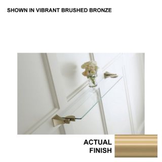 KOHLER Memoirs Vibrant Brushed Bronze Glass Bathroom Shelf