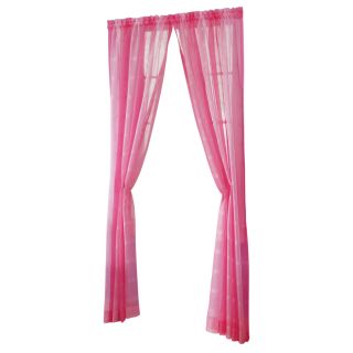 Style Selections 84 in L Pink Carli Curtain Panel